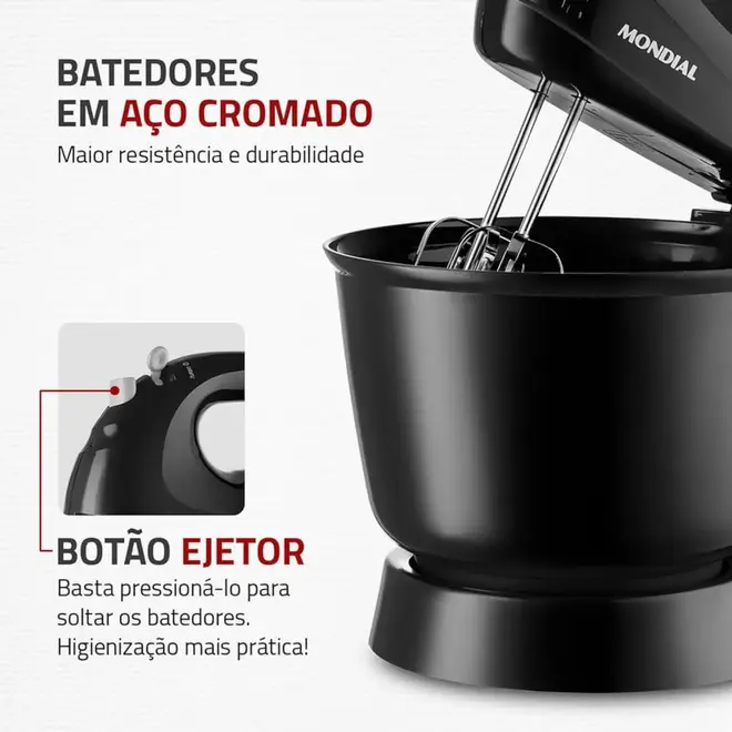 Batedeira Mondial 400W Prática B-44-B