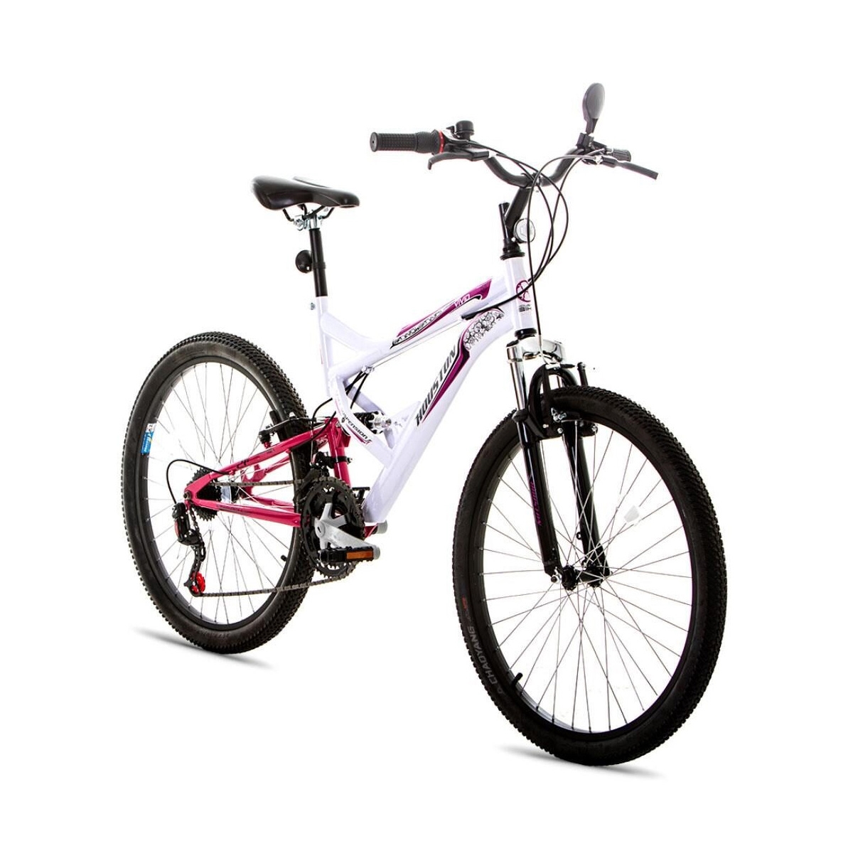 Bicicleta Houston Bike aro 26 Vivid Branco/Rosa Houston