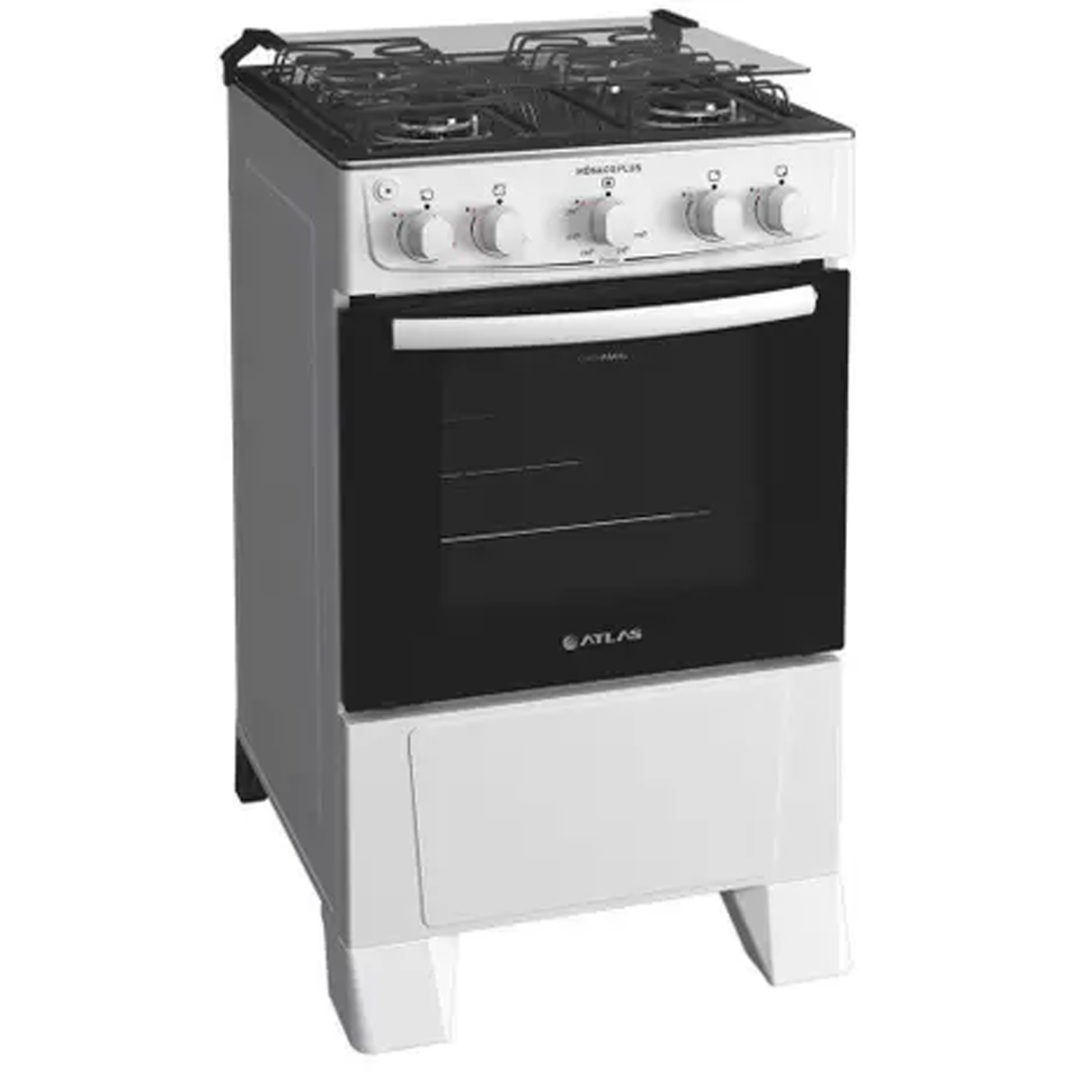 Fogão A Gás 4 Bocas Atlas Mônaco Plus Acendimento Automático Atlas