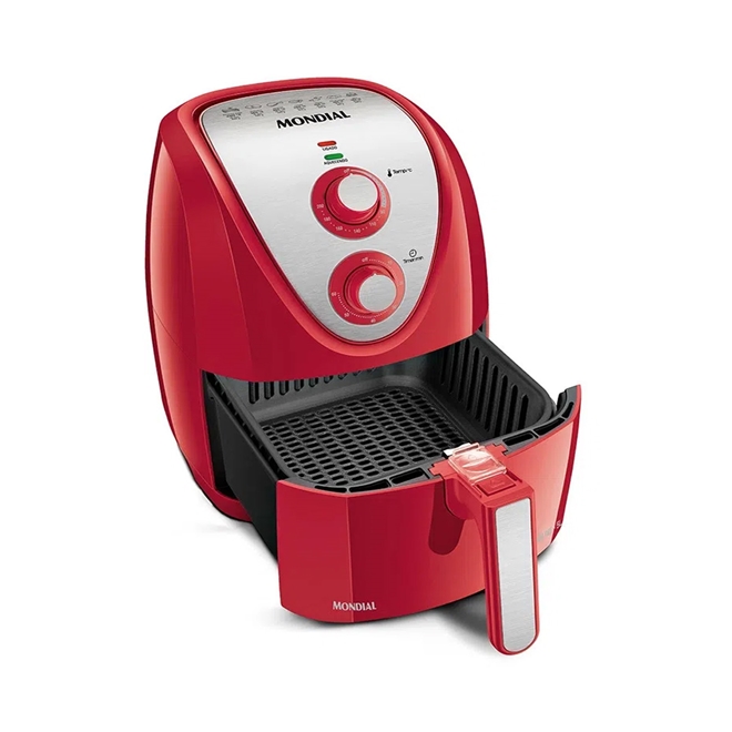 Fritadeira sem Óleo Air Fryer Mondial AFN50 RI Grand Family Inox 5L