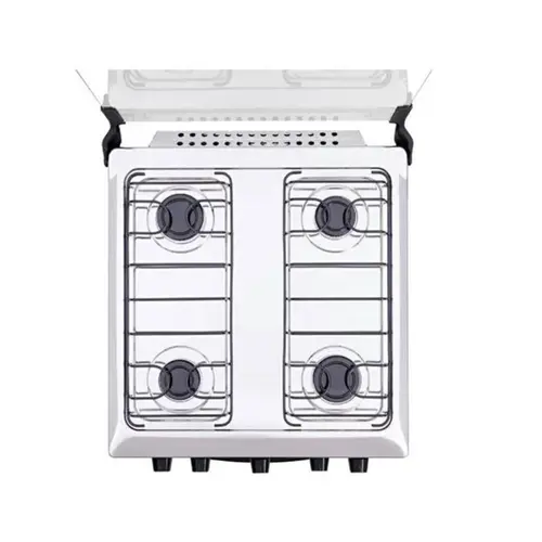 Fogão Atlas 4 bocas preto com forno limpa fácil Coliseum Plus - Forno 50L