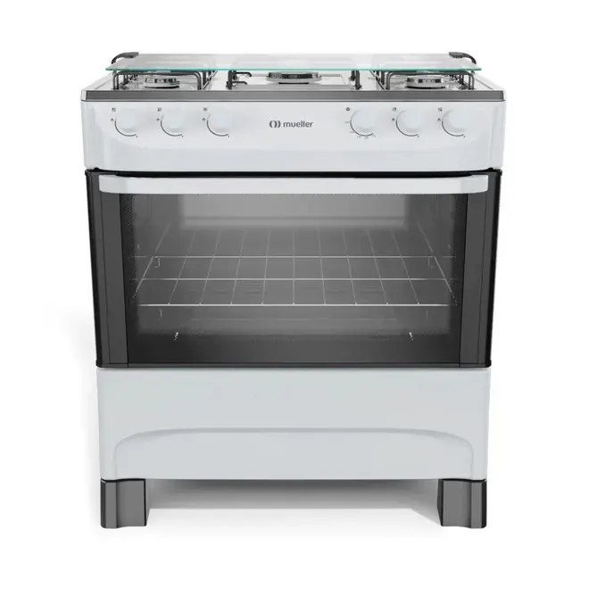 Fogão Mueller 5 bocas Preto Fosco Acendimento Manual MFI5BA