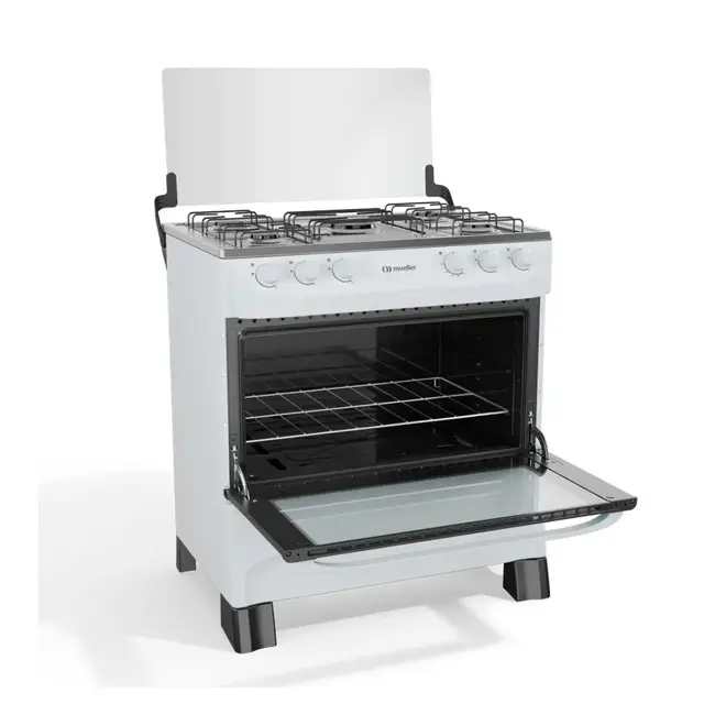 Fogão Mueller 5 bocas Preto Fosco Acendimento Manual MFI5BA