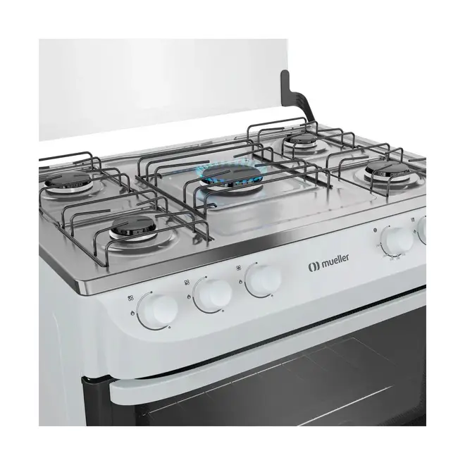 Fogão Mueller 5 bocas Preto Fosco Acendimento Manual MFI5BA