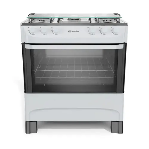 Fogão Mueller 5 bocas Preto Fosco Acendimento Manual MFI5BA