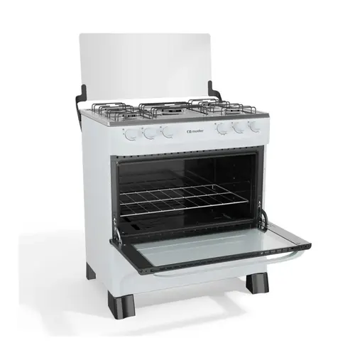 Fogão Mueller 5 bocas Preto Fosco Acendimento Manual MFI5BA