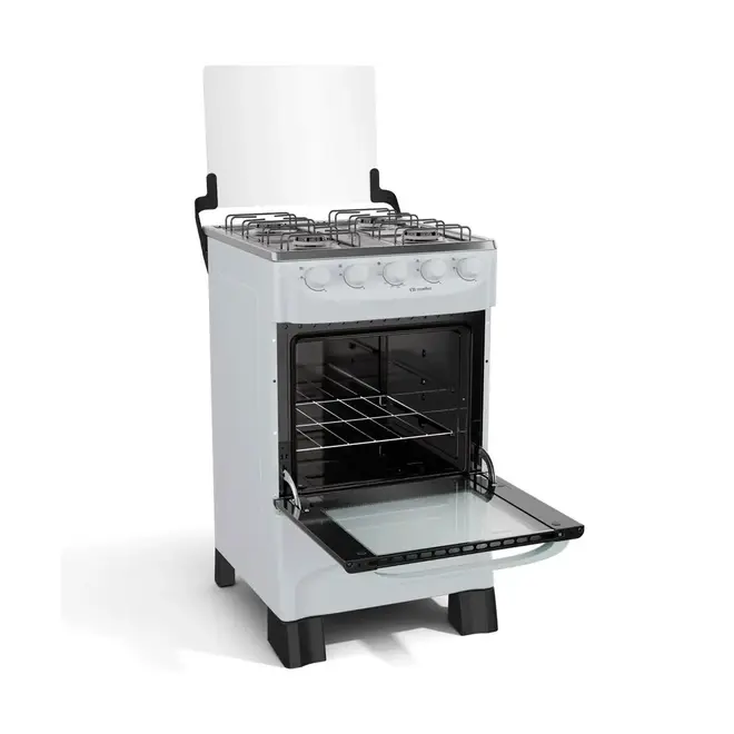Fogão Mueller MFI4BA Acendimento Manual 4 Bocas Mesa Inox Forno 48,1L