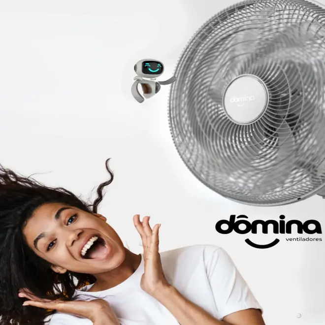 Ventilador Dômina Parede 60cm Oscilante Eco