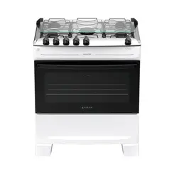 Fogão 5 Bocas com Mesa Inox Atlas Mônaco Top Bivolt