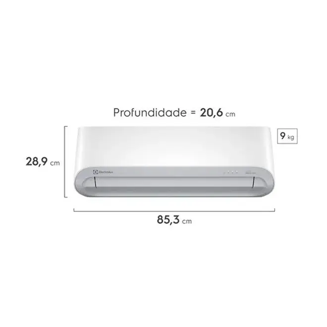 Ar-Condicionado Electrolux Inverter 9.000 BTUs Color Adapt Quente/Frio (JI09R/JE09R)