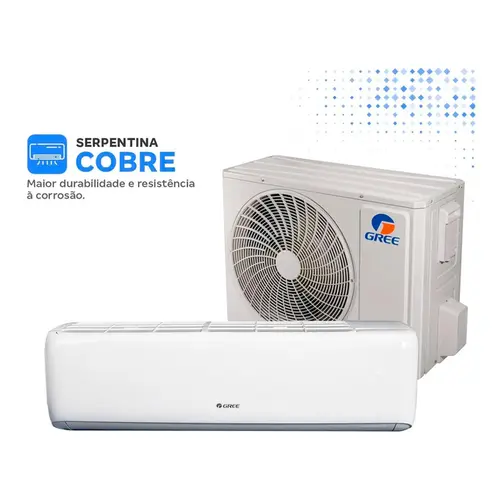 Ar-Condicionado Gree Split Inverter 24.000 BTUs Frio GWC24ATE-D6DNA 220V