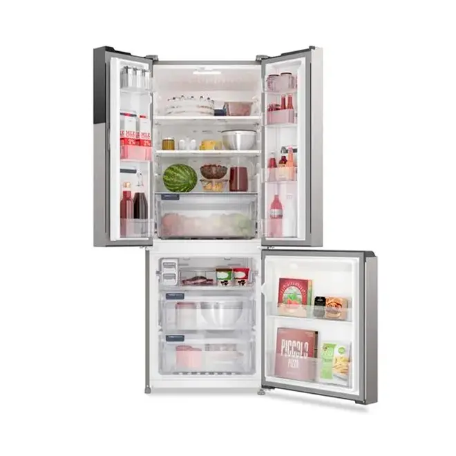 Geladeira Electrolux Frost Free Inverter 480L Efficient AutoSense 3 Portas Inox Look (IM7S)