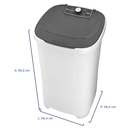 Lavadora Mueller 10kg Semiautomático MLT10