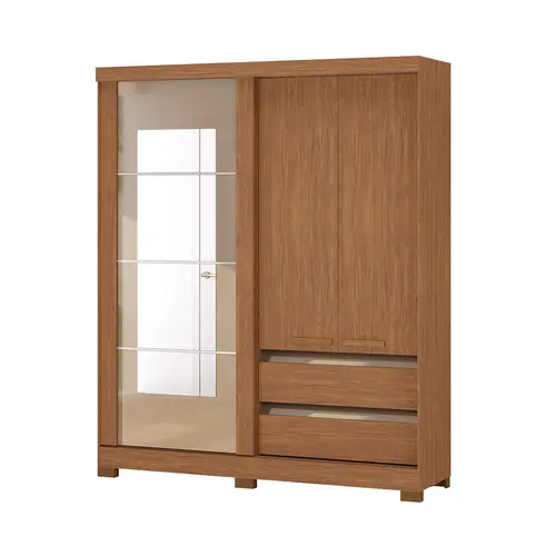 Guada-Roupa Atualle Imperatriz 3 Portas 2 Gavetas com Espelho
