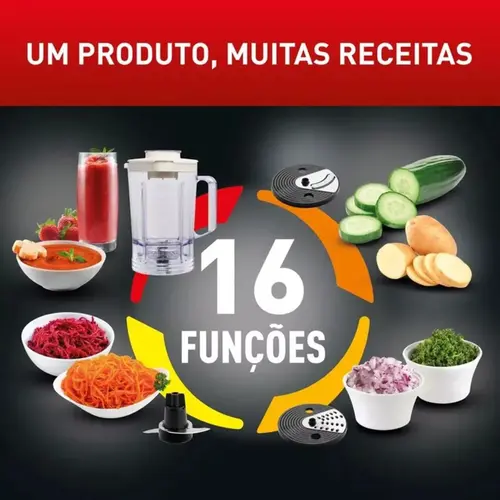 Multiprocessador Arno 700W 16 Funções Marfim MP62