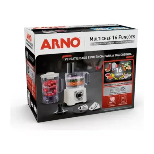 Multiprocessador Arno 700W 16 Funções Marfim MP62