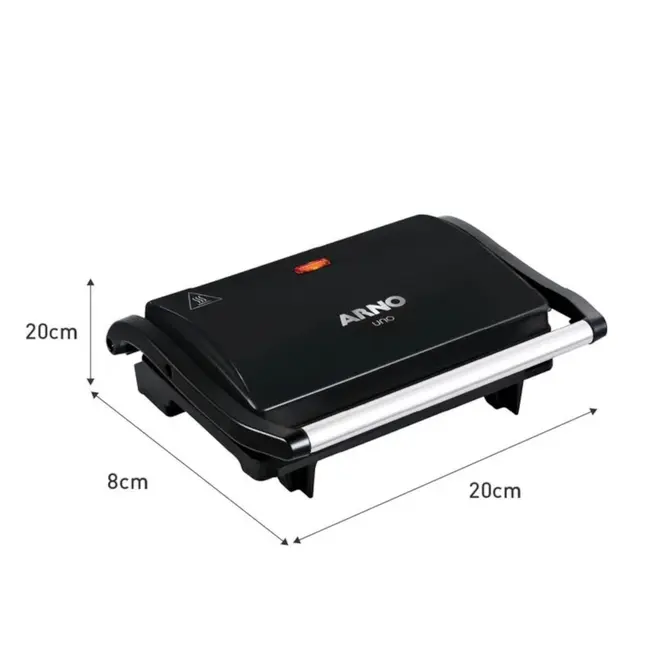 Sanduicheira Grill Arno Compact Preto GPTO