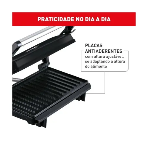 Sanduicheira Grill Arno Compact Preto GPTO