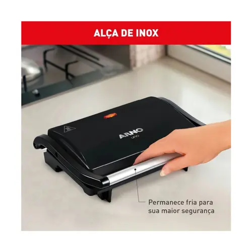 Sanduicheira Grill Arno Compact Preto GPTO