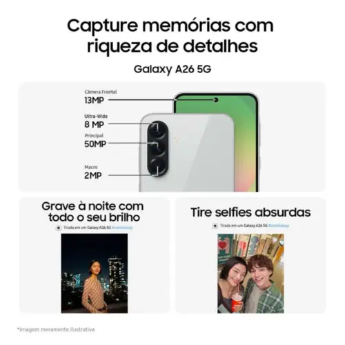 Celular Samsung Galaxy A26 5G 256GB