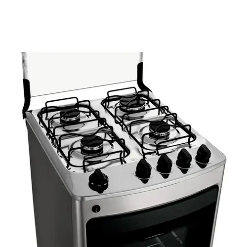 Fogão Consul 4 bocas cor Inox com acendimento automático - CFO4NAR