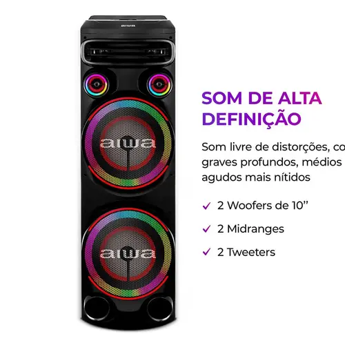 Caixa de Som Torre Aiwa AWS-T2W-02