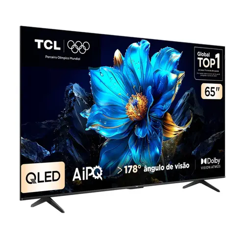 Smart TV TCL 65 Polegadas QLED 4K Google TV 65P7K Dolby Vision