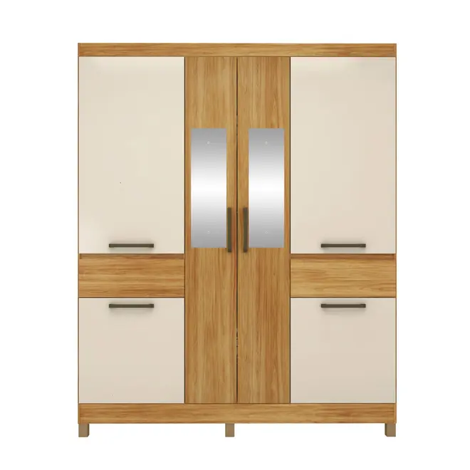 Guarda-roupa Casal Mauá 6 Portas 2 Gavetas