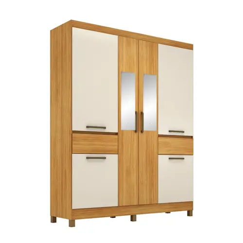 Guarda-roupa Casal Mauá 6 Portas 2 Gavetas