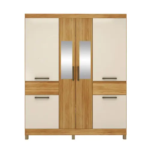 Guarda-roupa Casal Mauá 6 Portas 2 Gavetas