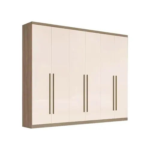 Guarda-Roupa Casal Jade 6 Portas Henn - Briz