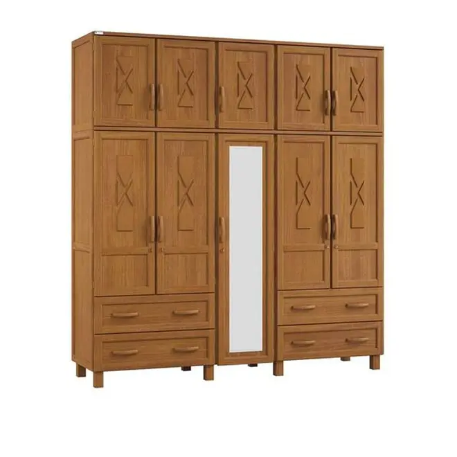 Guarda-Roupa Florença com 10 Portas e 4 Gavetas