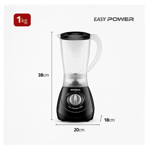 Liquidificador Mondial Easy Power L-550-W