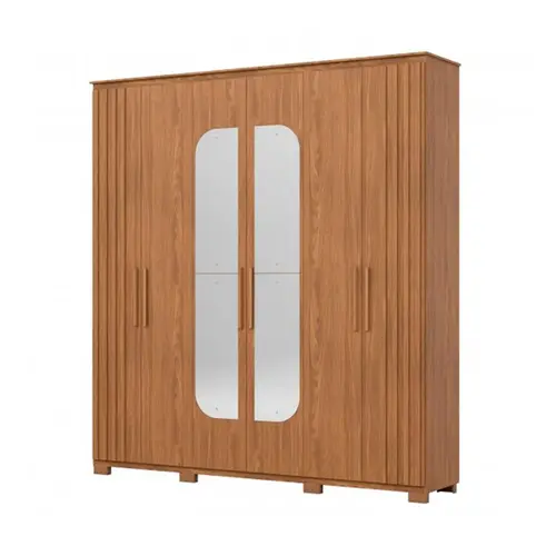 Guarda-Roupa Henn Ávila 6 Portas c/ Espelho - Liliani - Guarda
