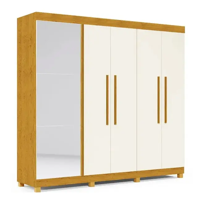 Guarda Roupa Gelius Diamante 5 Portas