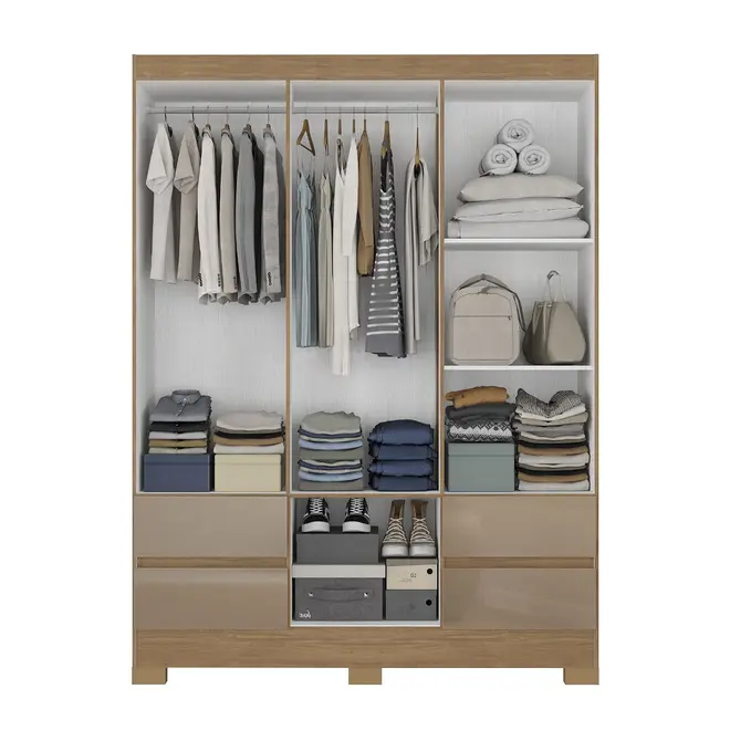 Guarda Roupa Atualle New Carolina 5 Portas