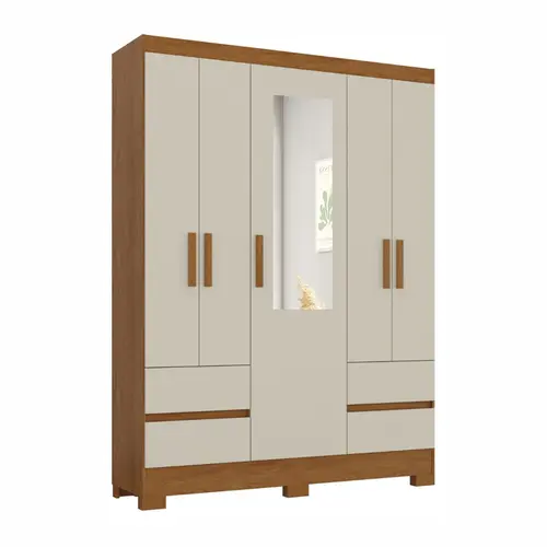 Guarda Roupa Atualle New Carolina 5 Portas