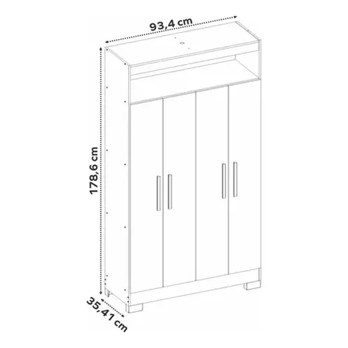 Armário Multiuso Notavel NT4040 - Notavel