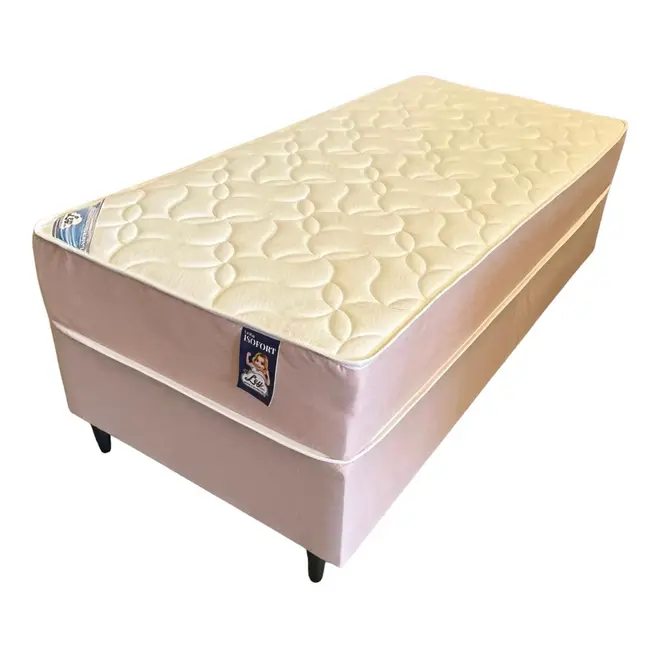 Cama Box Ley Ouro Luxo 110x200x67