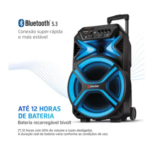 Caixa Amplificada Mondial 550W CM-550L