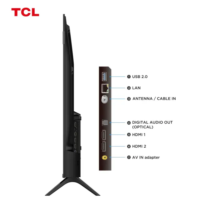Smart TV TCL 43 Polegadas QLED Full HD Google TV 43S5K HDR10