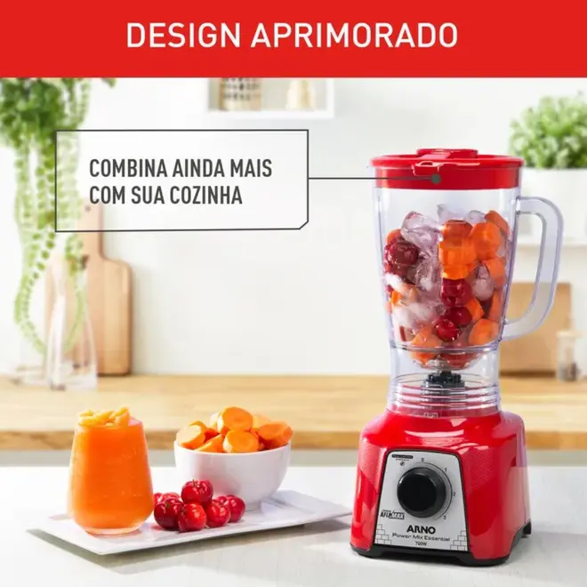 Liquidificador Arno 3 Velocidades PowerMix Essential LQ18