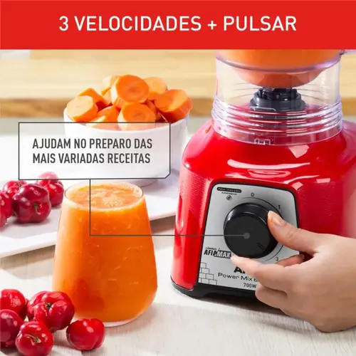 Liquidificador Arno 3 Velocidades PowerMix Essential LQ18