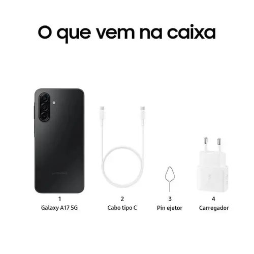 Smartphone Samsung A17 5G 256GB 8 RAM 6,7"