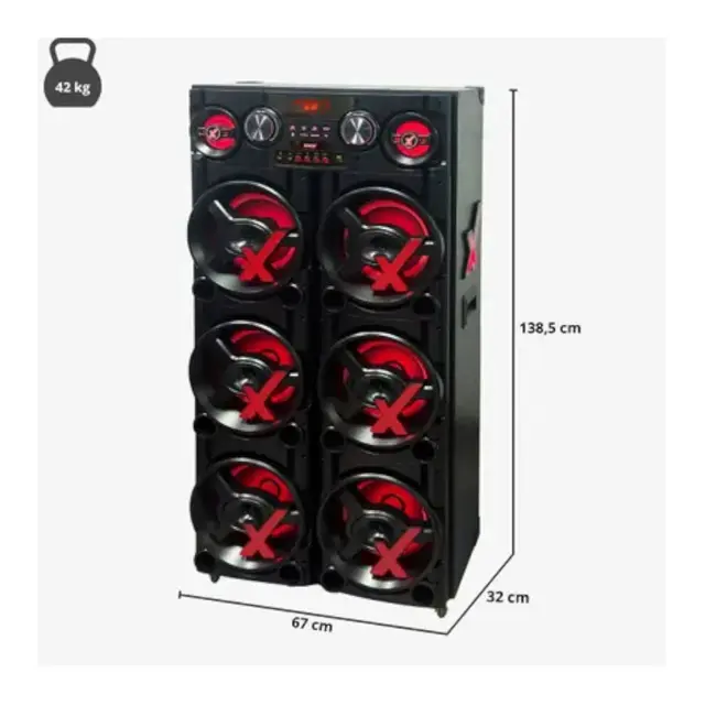 Caixa Amplificada Amvox Paredão ACA5500 New X