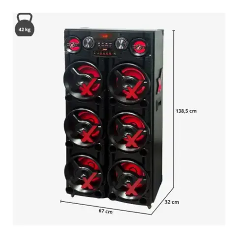 Caixa Amplificada Amvox Paredão ACA5500 New X