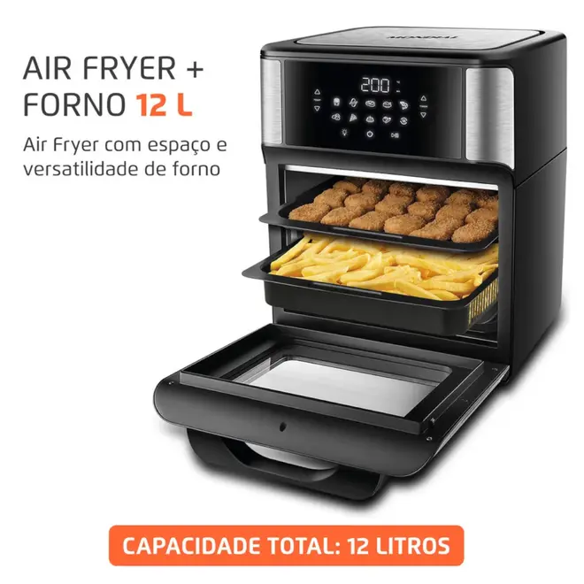 Fritadeira Mondial 12 Litros Forno OVEN AFON-12-BI