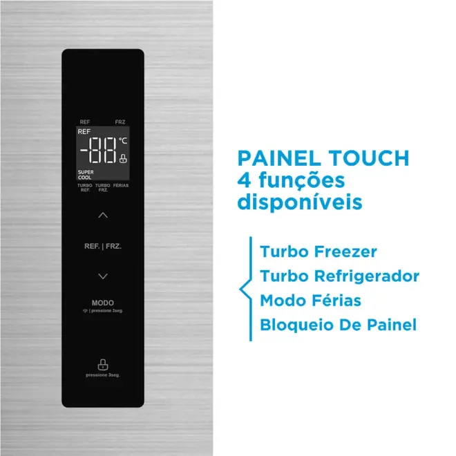 Refrigerador Midea Side by SIde 511L Inverter
