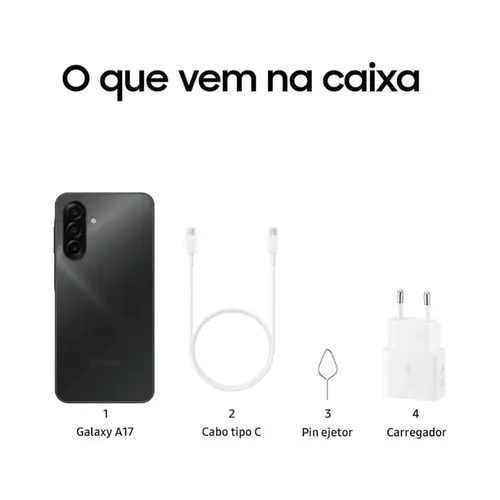 Smartphone Samsung A17 256GB 8RAM 6,7" A175F .