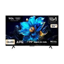 Smart TV TCL 55 Polegadas QLED 4K Google TV 55P7K Dolby Vision